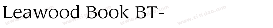 Leawood Book BT字体转换